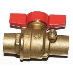 3/4” S-1100 “No Lead” Ball Valve with Bleed Port and T-Handle
